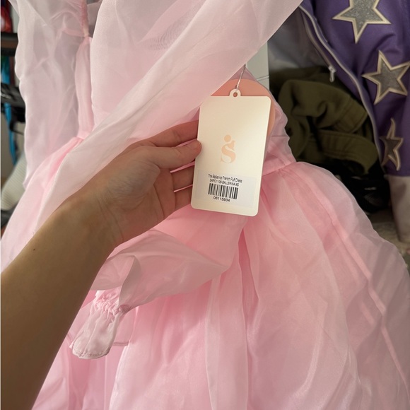 Selkie pink puff dress nwt size xs - Picture 3 of 3